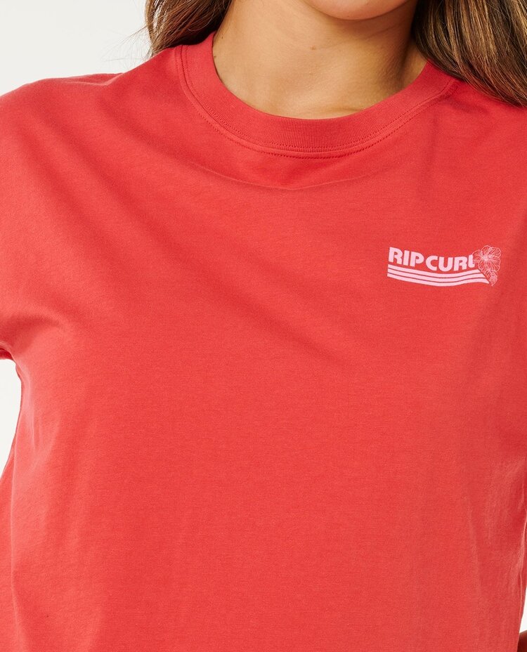 Ripcurl Ripcurl Ocean Break Rlxd Tee | Deep Red