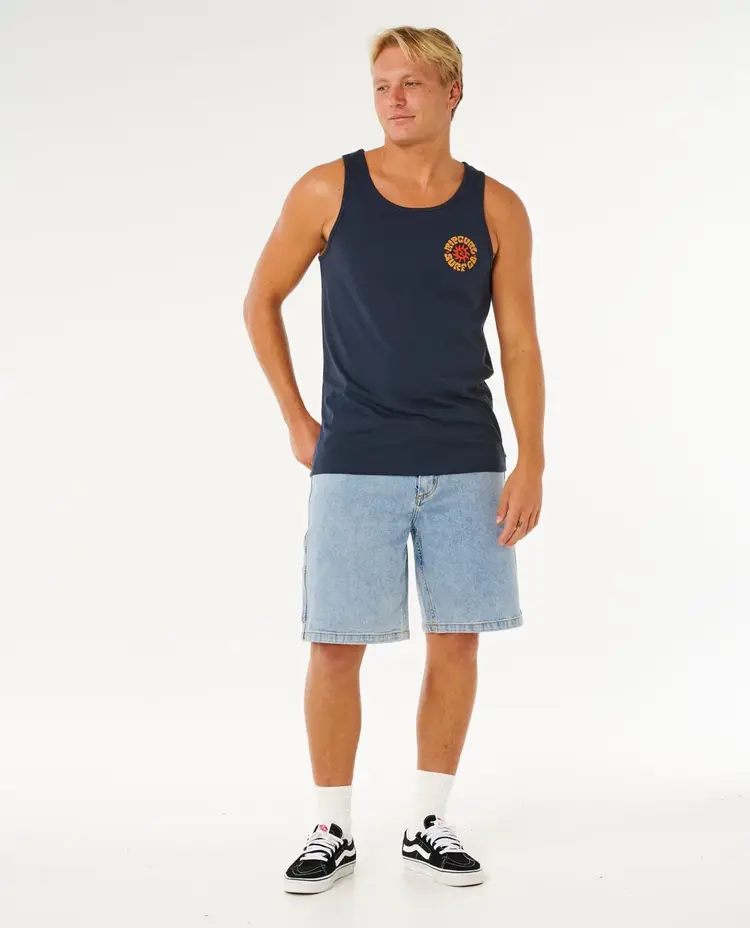 Rip Curl Youth Pacific Tank | Dark Navy
