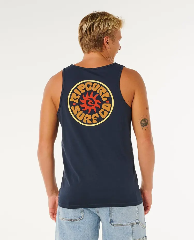 Rip Curl Youth Pacific Tank | Dark Navy