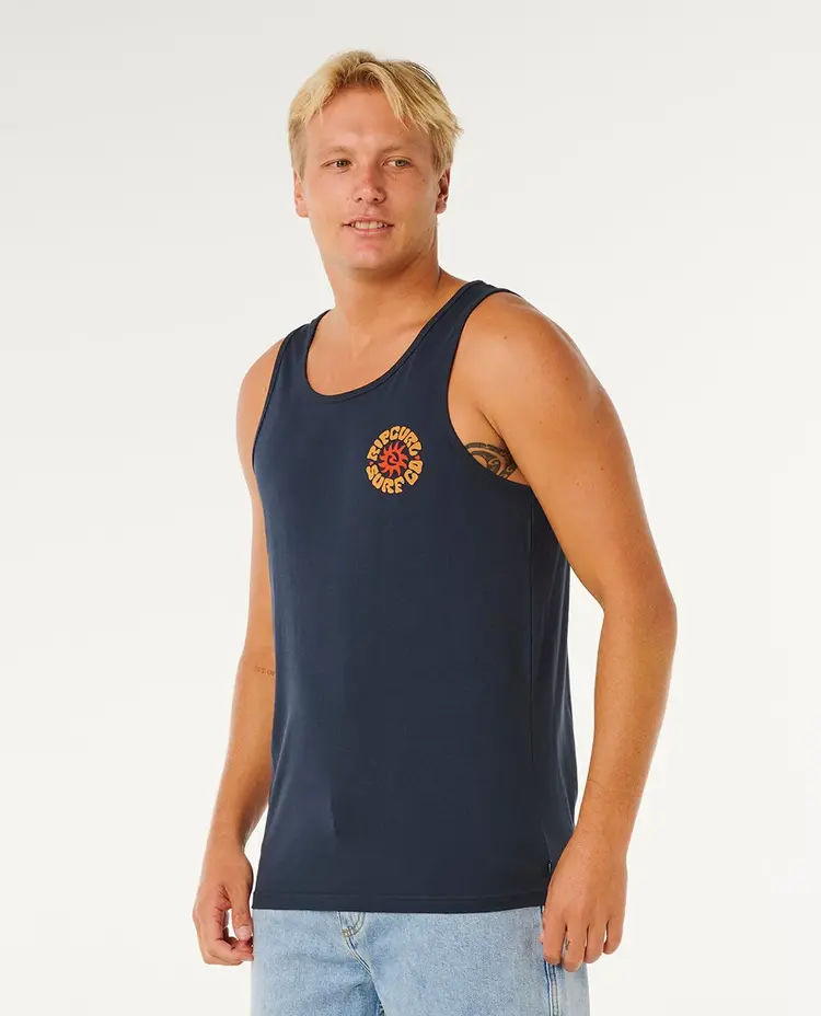Rip Curl Youth Pacific Tank | Dark Navy