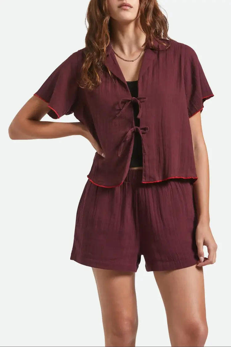 Brixton Wandering Tie Top | Port