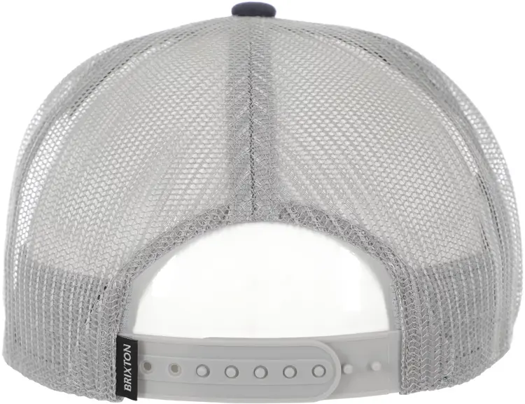 Brixton Coors Light Pit Stop Medium Profile Trucker | Navy/silver