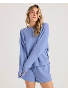 Volcom Lived In Fleece Henley | Horizon Blue