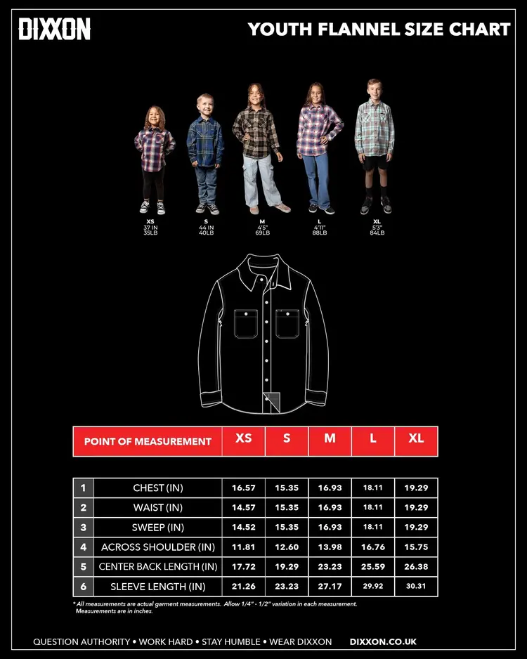 Dixxon Dixxon Bill And Ted Bogus Flannel Youth