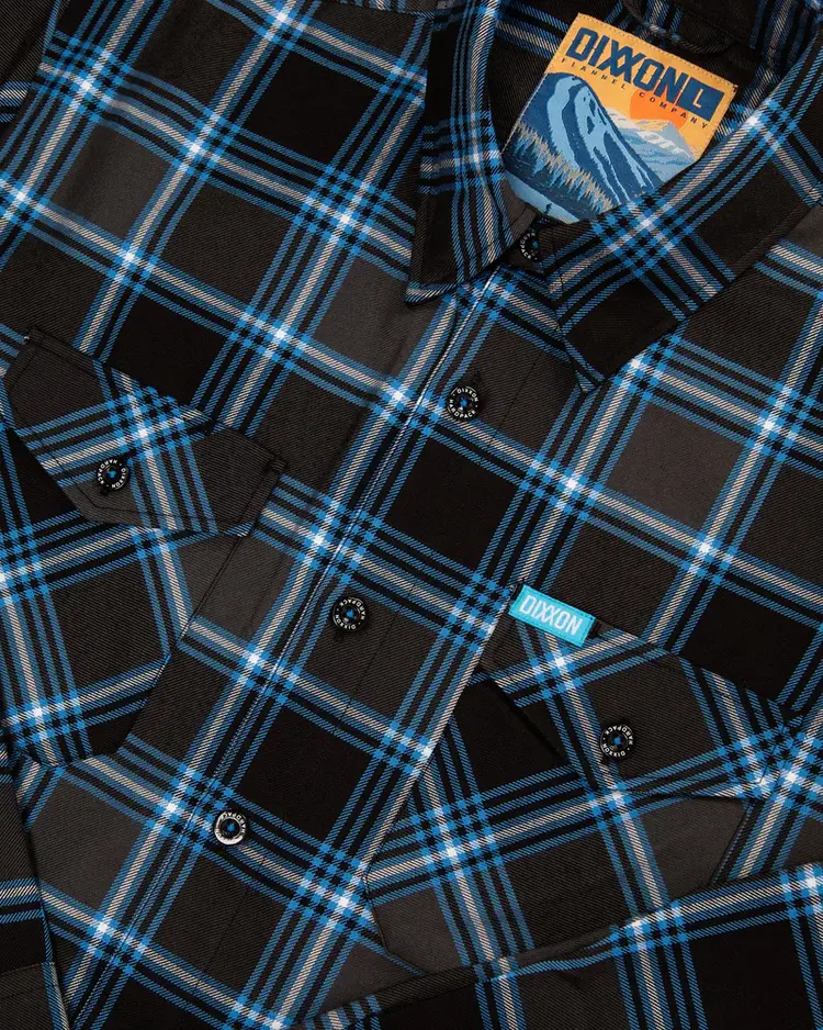 Dixxon Hardpack Flannel | Black/grey
