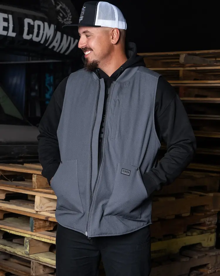 Dixxon Dixxon Murked Work Vest | Grey