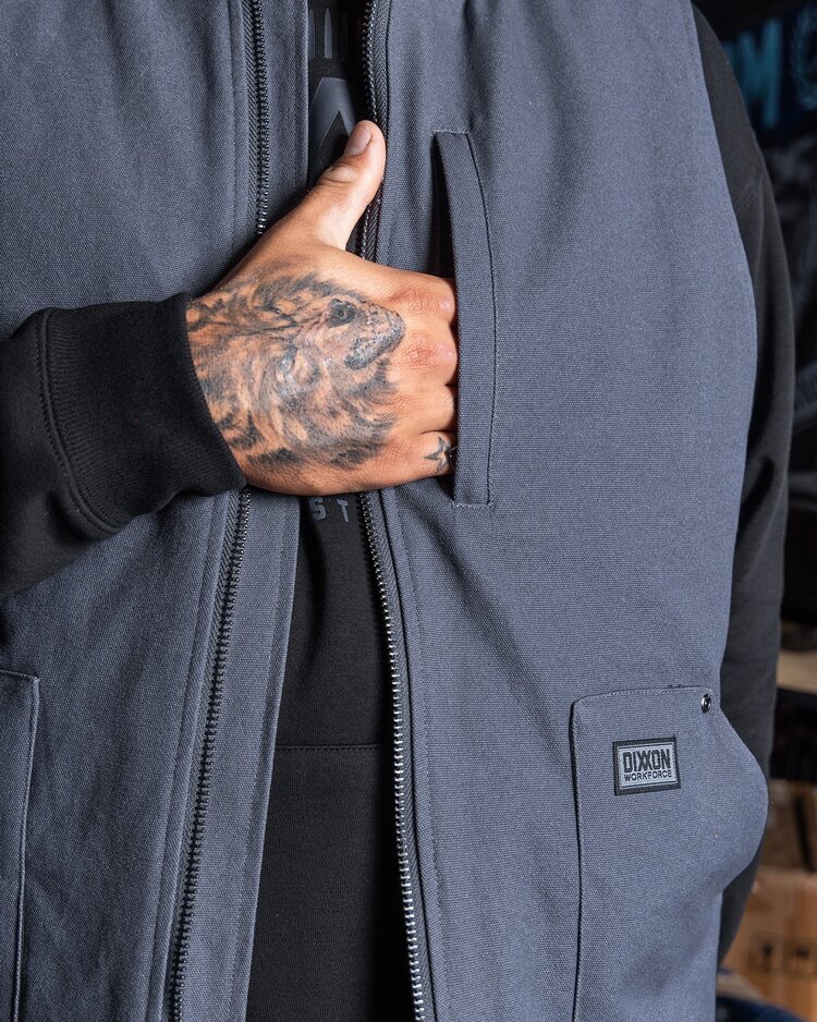 Dixxon Dixxon Murked Work Vest | Grey