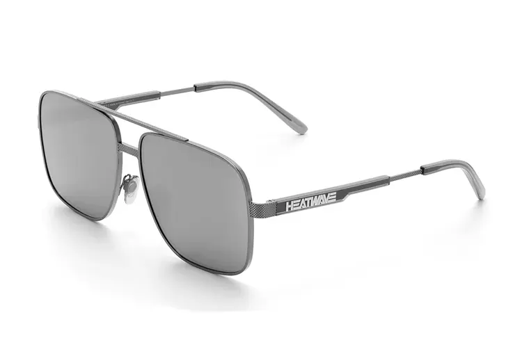 Heat Wave Nimitz Gun Metal | Silver Lens Polarized
