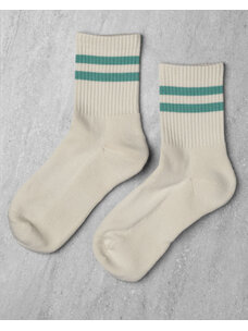 Unified Unified Gym Socks | Jade Stripe