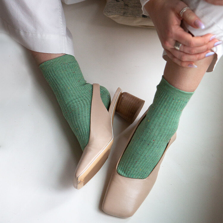 Unified Confetti Socks | Jade