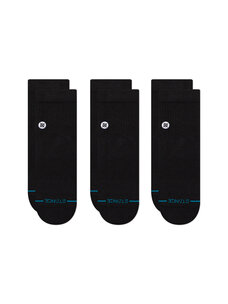 Stance Stp Icon Quarter 3Pk | Black