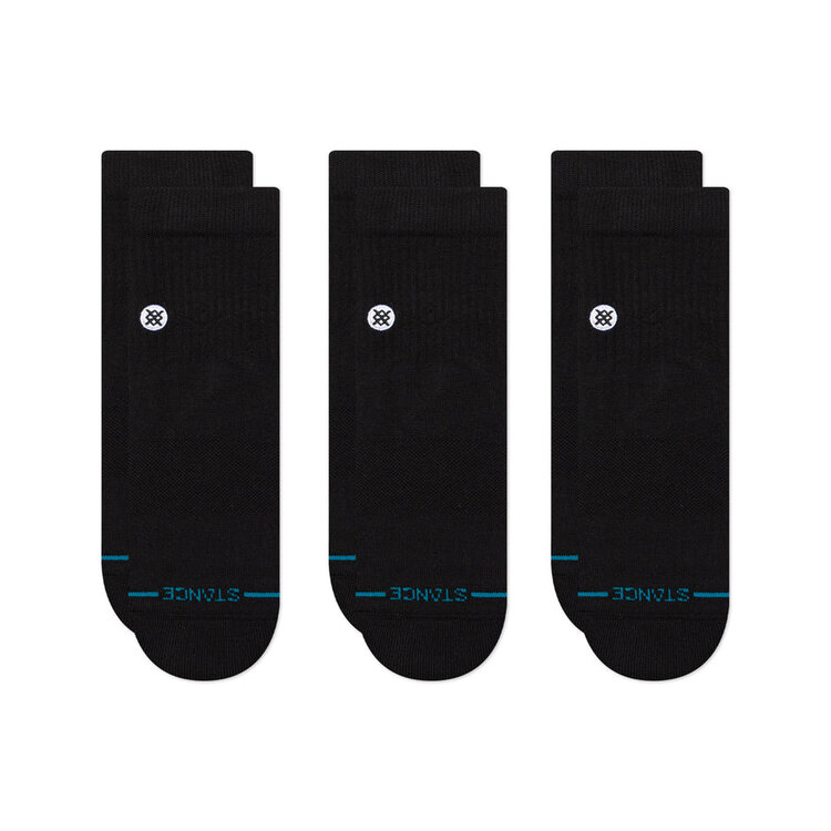 Stance Stp Icon Quarter 3Pk | Black