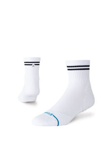 Stance Stance Golf Lined Up Mid Quarter | White