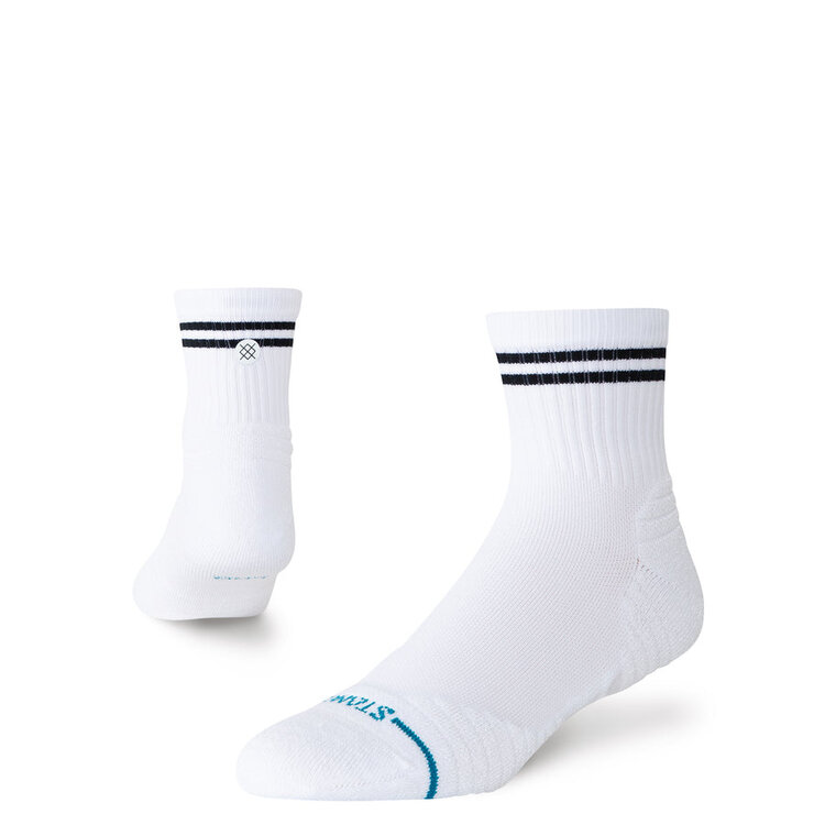 Stance Stance Golf Lined Up Mid Quarter | White