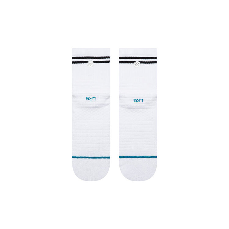 Stance Stance Golf Lined Up Mid Quarter | White