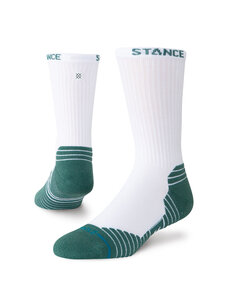 Stance Golf Fairway Ribbed Crew | White