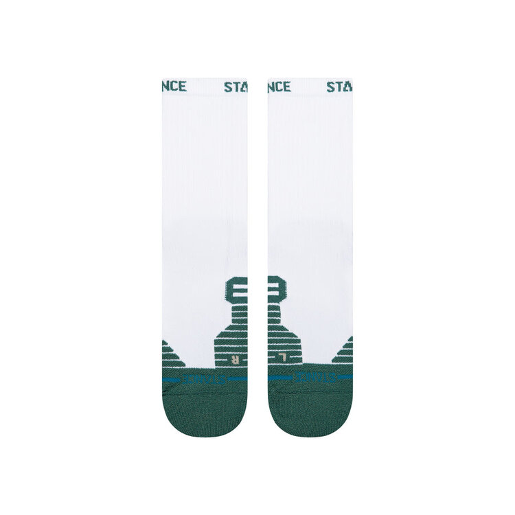 Stance Golf Fairway Ribbed Crew | White