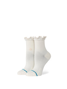 Stance Women's Ruffle Icon Quarter | Ivory