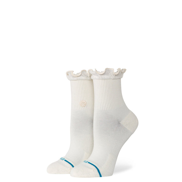 Stance Women's Ruffle Icon Quarter | Ivory