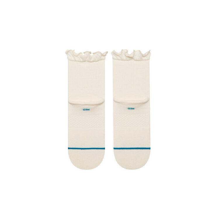 Stance Women's Ruffle Icon Quarter | Ivory