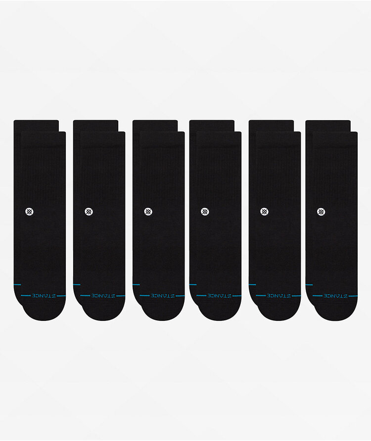 Stance Stance Origin Crew 6PK | Black