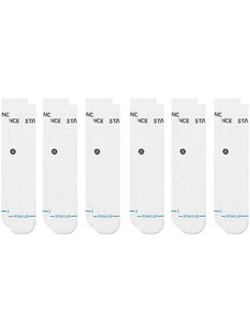 Stance Stance Origin Crew 6PK | White