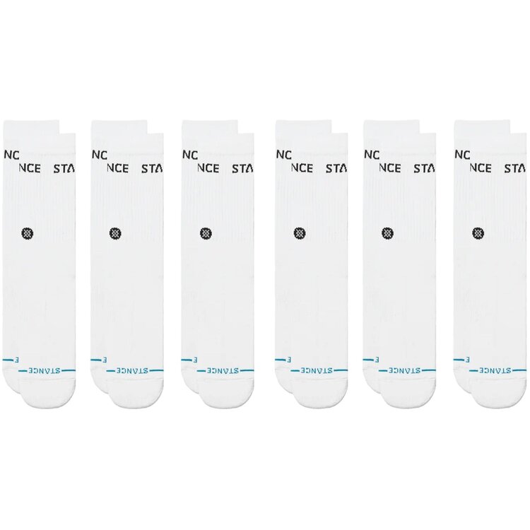 Stance Stance Origin Crew 6PK | White