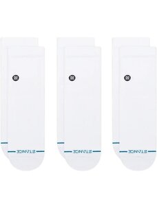 Stance Icon Quarter Length 3 Pack | White
