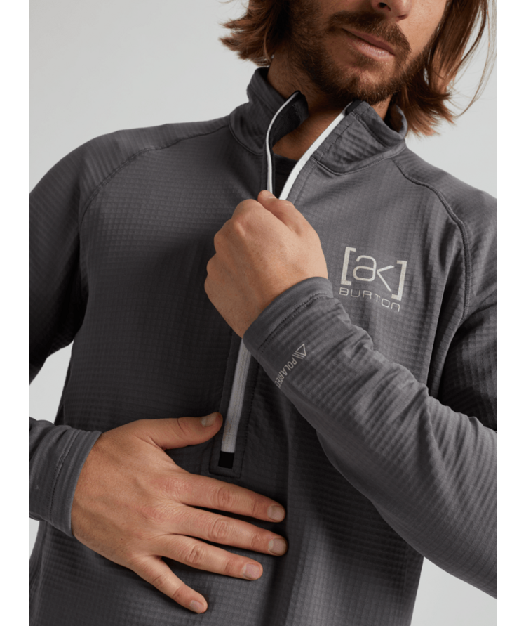 Burton Burton [ak] Helium Grid Half-zip | Gray