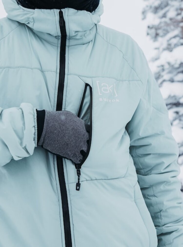 Burton Men's [ak] Helium Hooded Stretch Insulated Jacket | Petrol Green