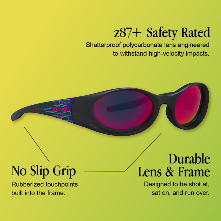 Pit Viper The Inflammation Slammer | Z87+ Red
