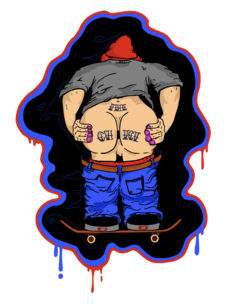 The Choice Shop The Choice X Lowlife Ink | Full Moon Sticker