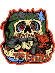 The Choice Shop The Choice x Lowlife Ink | Skull Sticker