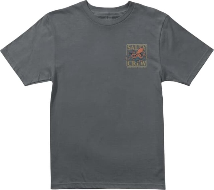 Salty Crew Salty Crew Ink Slinger Boys Ss Tee | Charcoal