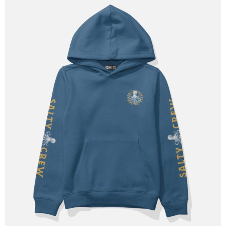 Salty Crew Tentacles Boys Fleece | Cast Blue