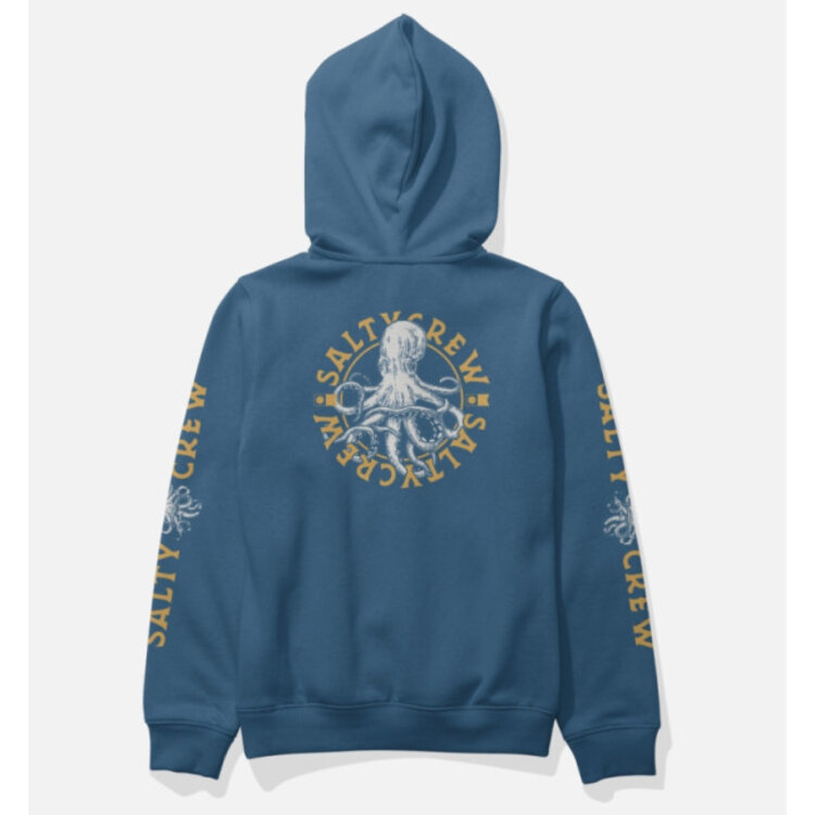Salty Crew Tentacles Boys Fleece | Cast Blue