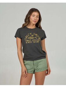 Salty Crew Stamped Modern Tee | Charcoal