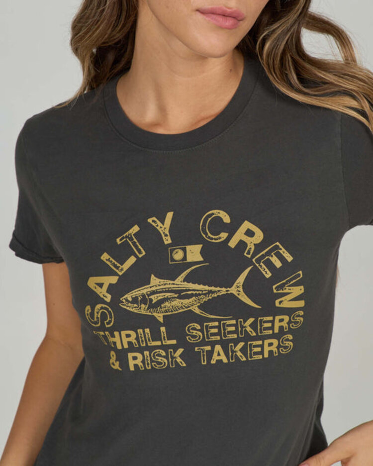 Salty Crew Stamped Modern Tee | Charcoal