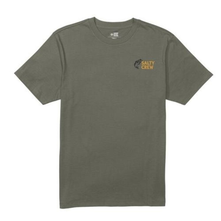 Salty Crew Bait Shop SS Tee | Dusty Olive