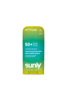 Attitude Face & Body Sunscreen Stick SPF 50 | Unscented