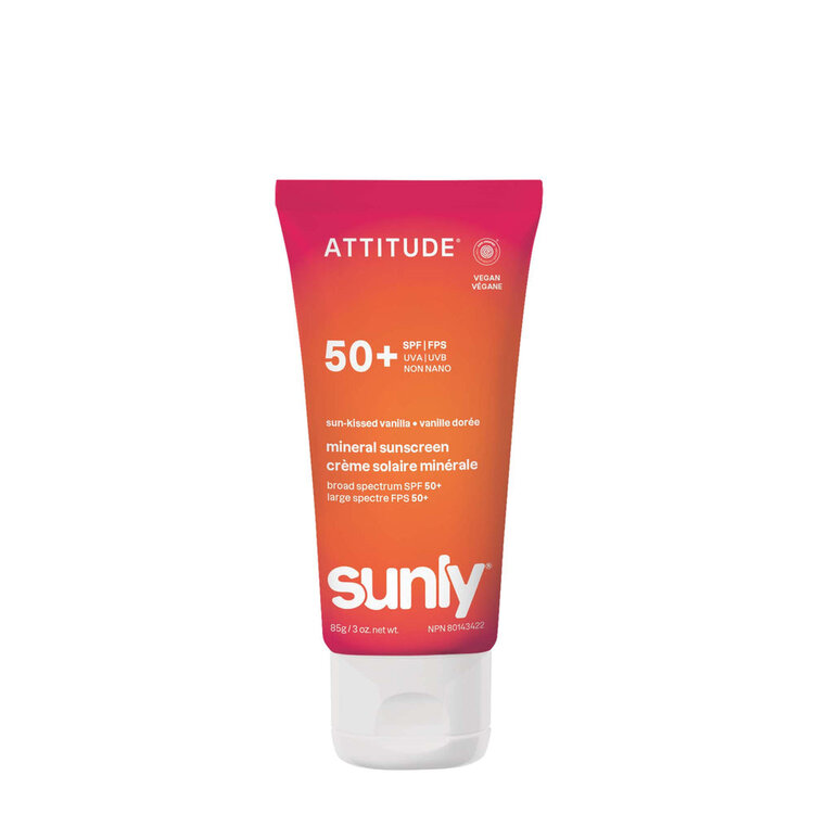 Attitude Face & Body Sunscreen SPF 50 | Sun-Kissed Vanilla