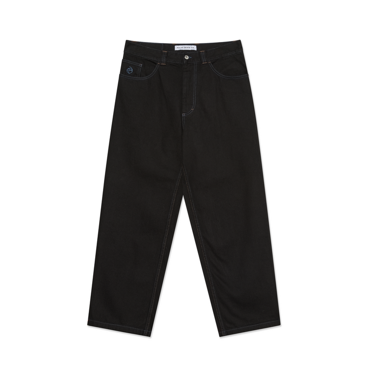 Polar Big Boy Pants | Black/Blue Stitching