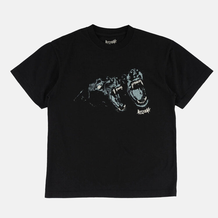 Welcome WELCOME WOOF TEE BLACK