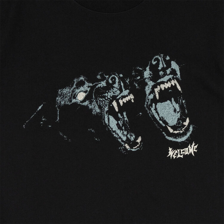 Welcome WELCOME WOOF TEE BLACK