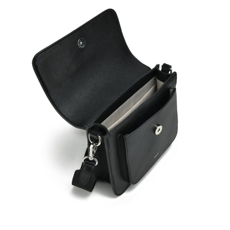 Co-Lab Allure Flap Crossbody | Black