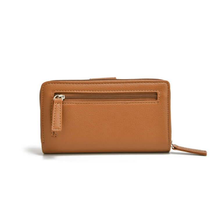 Co-Lab COLAB 7169 REAU LARGE WALLET BROWN