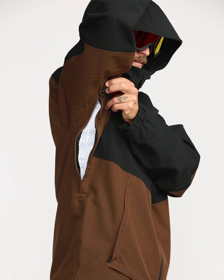 Volcom Brighton Full Zip Jacket | Brown