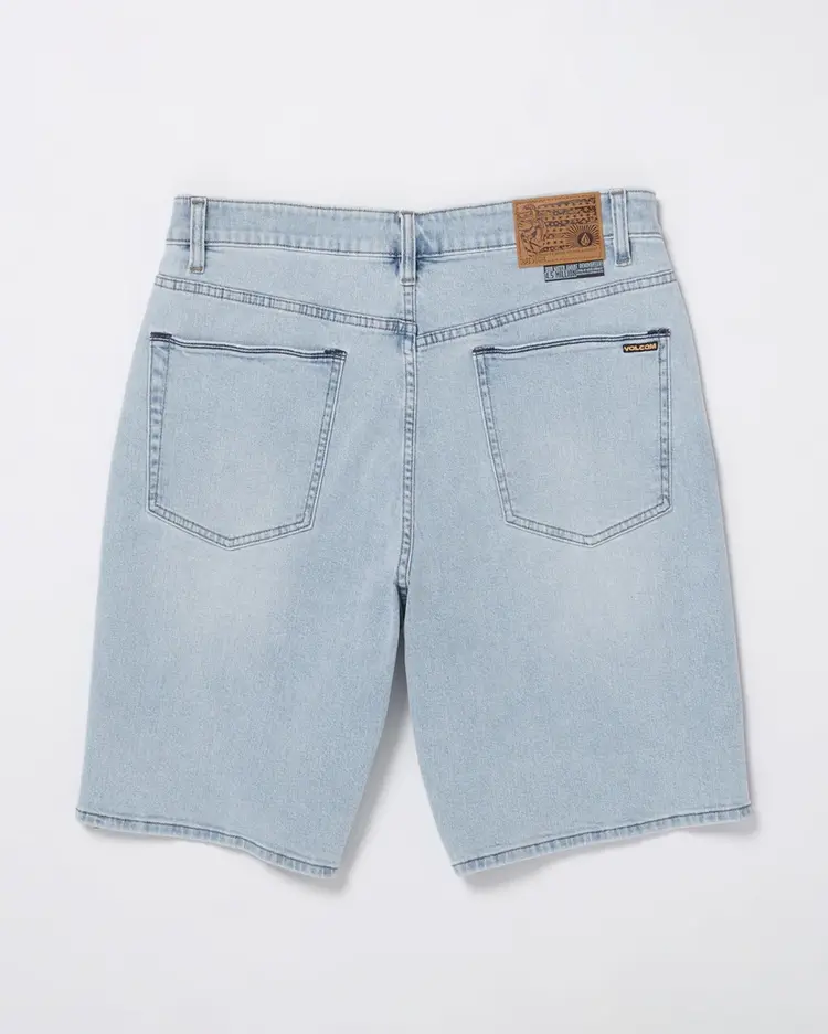 Volcom Youth Billow Denim Short | Desert Dirt Indigo