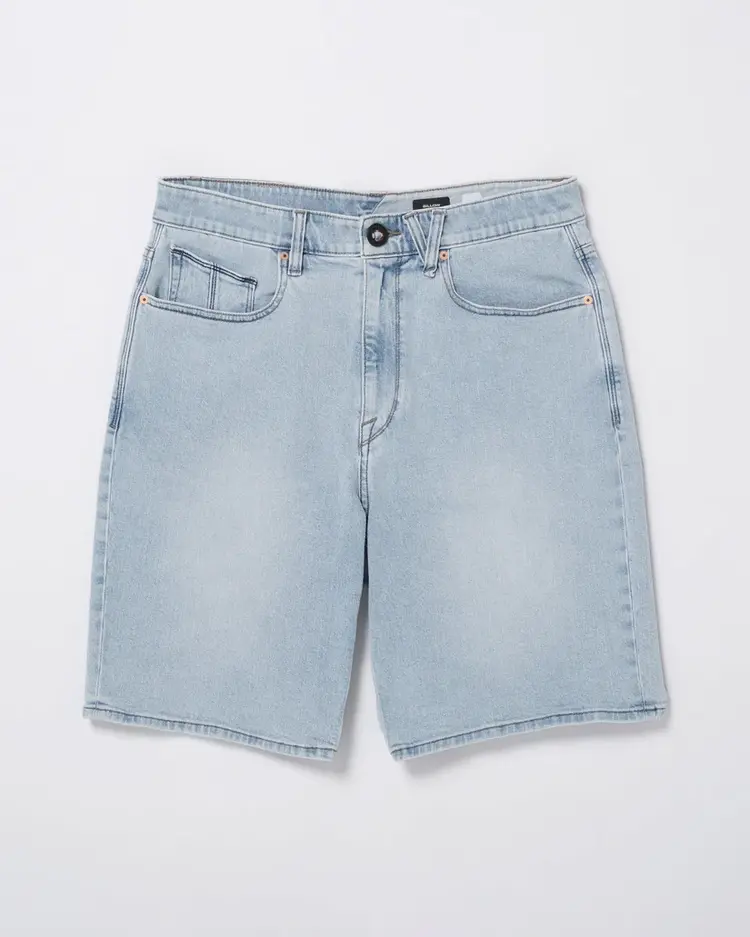 Volcom Youth Billow Denim Short | Desert Dirt Indigo