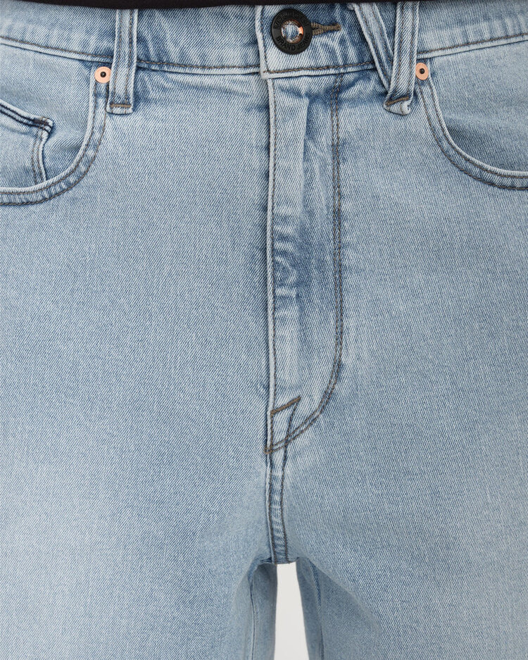 Volcom Youth Billow Denim Short | Desert Dirt Indigo
